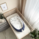 Protectie somn – Baby Nest vafe Dino albastru (1)